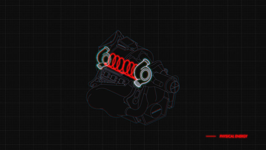 3D CAD ábra a generátoregységről, Kineti