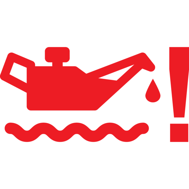 Olajnyomás felkiáltójellel