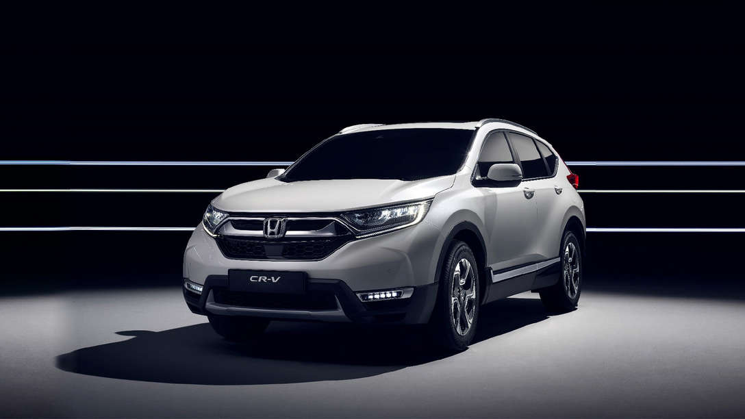 A Honda CR-V továbbfejlesztett hibrid hajtáslánca elölről és oldalról.