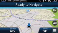 Közelkép a Honda CR-V 7 hüvelykes navigációs rendszeréről.