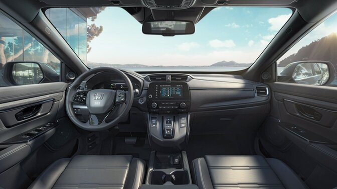 Panorámakép a Honda CR-V belső teréről