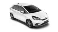 Elölről készült háromnegyedes felvétel a Honda Jazz és a Jazz Crosstar modellekről