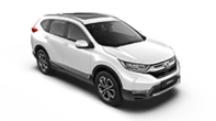 Háromnegyedes felvétel a Honda CR-V elejéről