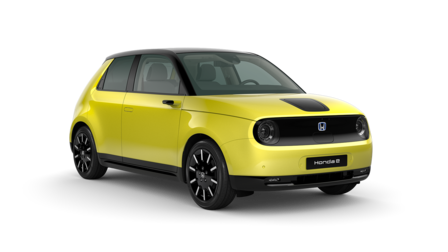 Honda e oldalnézetből.