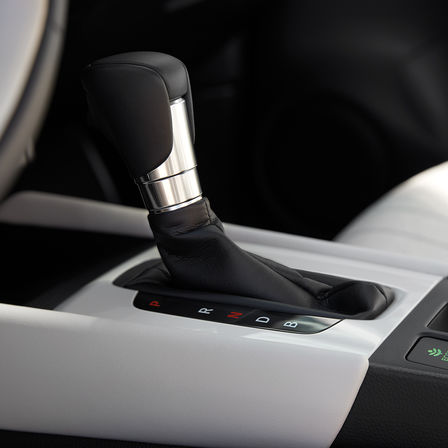 Közelkép a Honda Jazz sebességváltójáról