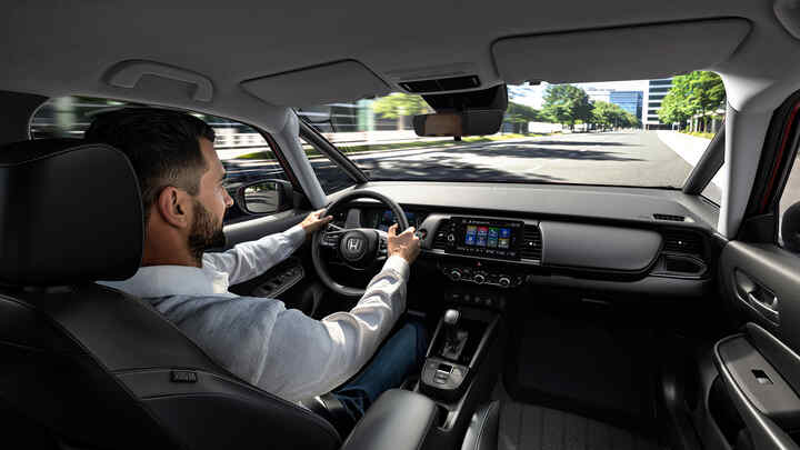 A Jazz belső terének panorámaképe