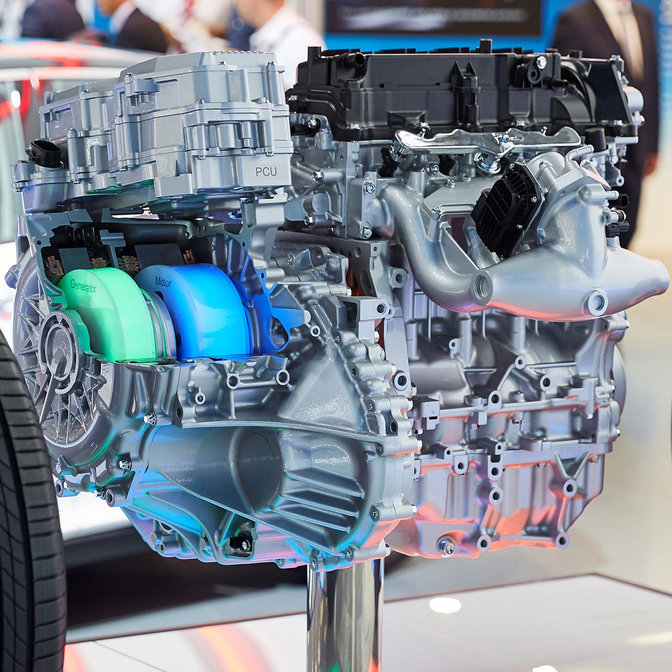 K&ouml;zelk&eacute;p az intelligens Multi Mode Drive rendszerről oldalr&oacute;l n&eacute;zve.