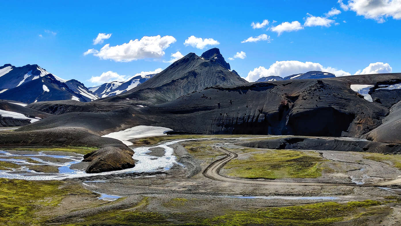 A Landmannalaugar vidék gejzírjei