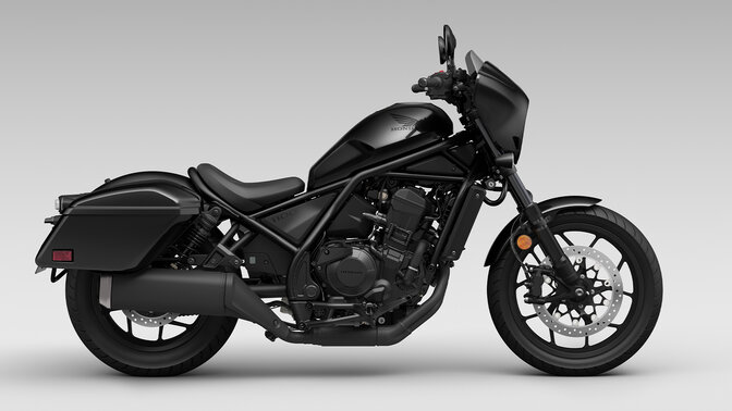 Honda CMX1100 oldalról készült stúdiófelvétel