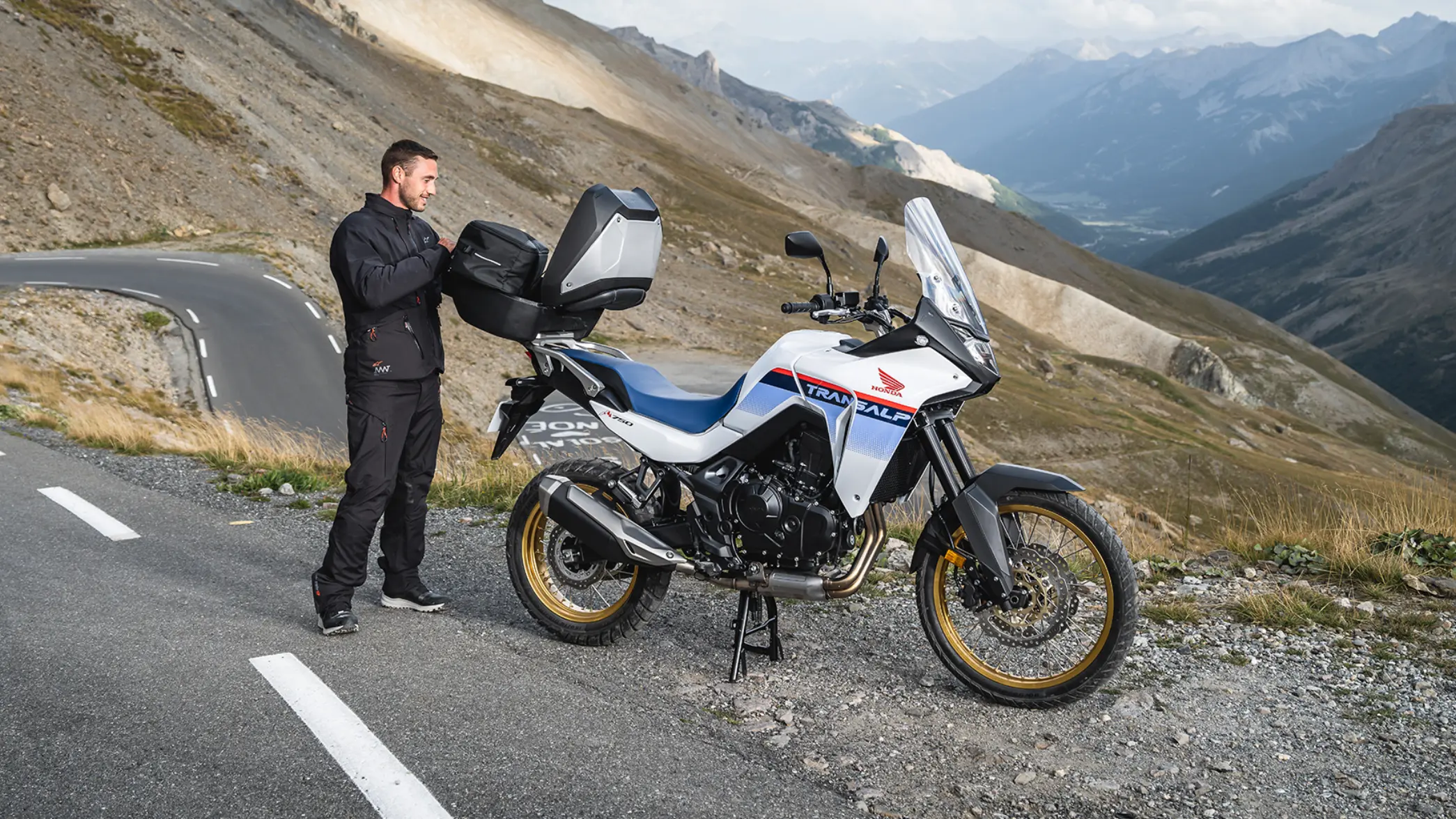 Honda Transalp Urban csomag videó