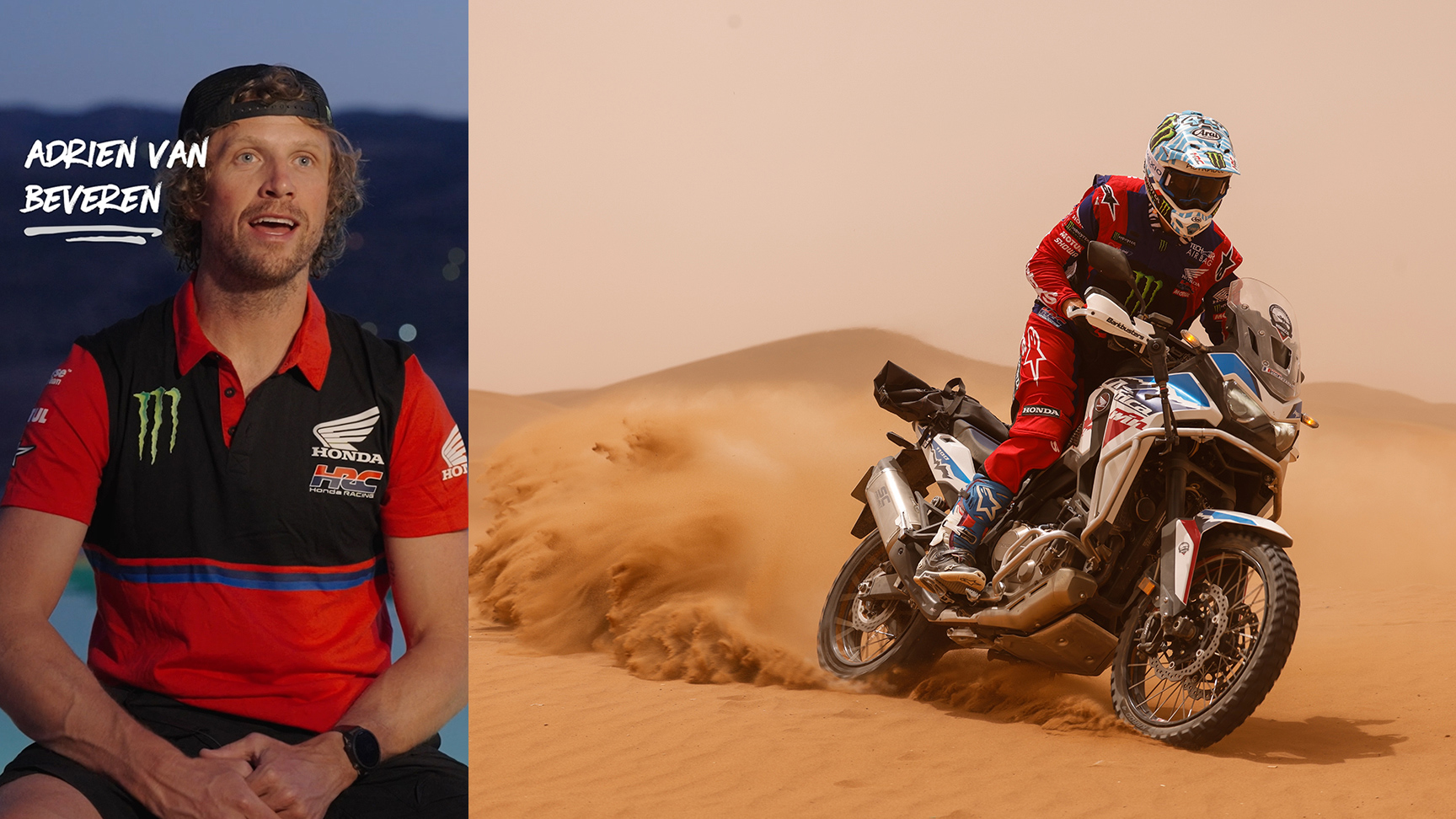 Adrien Van Beveren a Honda Adventure Roads ügyfeleivel beszélgetett