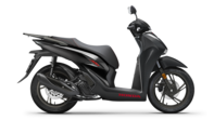 SH125i Sport hátsó dobozzal Matt Coal Black Metallic Sport