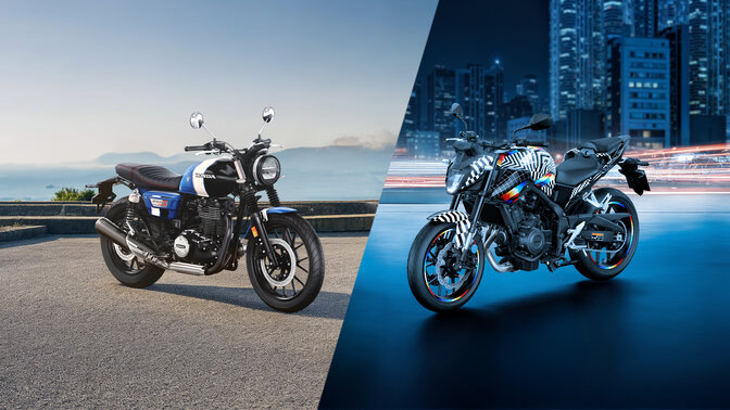 Egyedi motorkerékpárok a CB500 Hornet és a GB350S modellhez