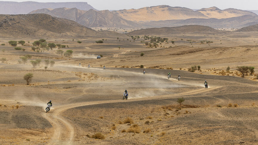 Marokkói táj a Honda Adventure Roads motorosaival.
