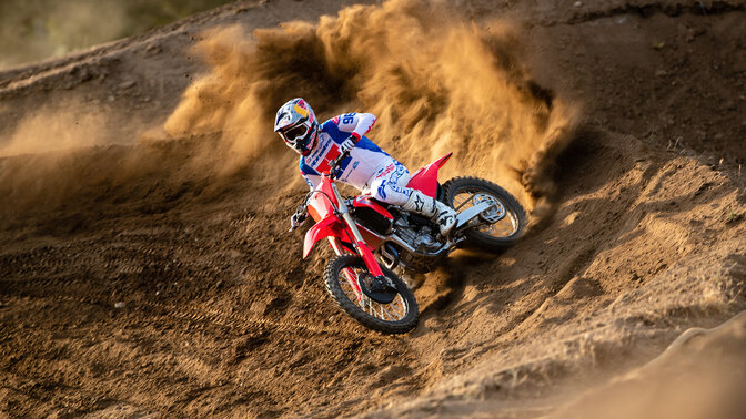 Honda CRF450R terepen