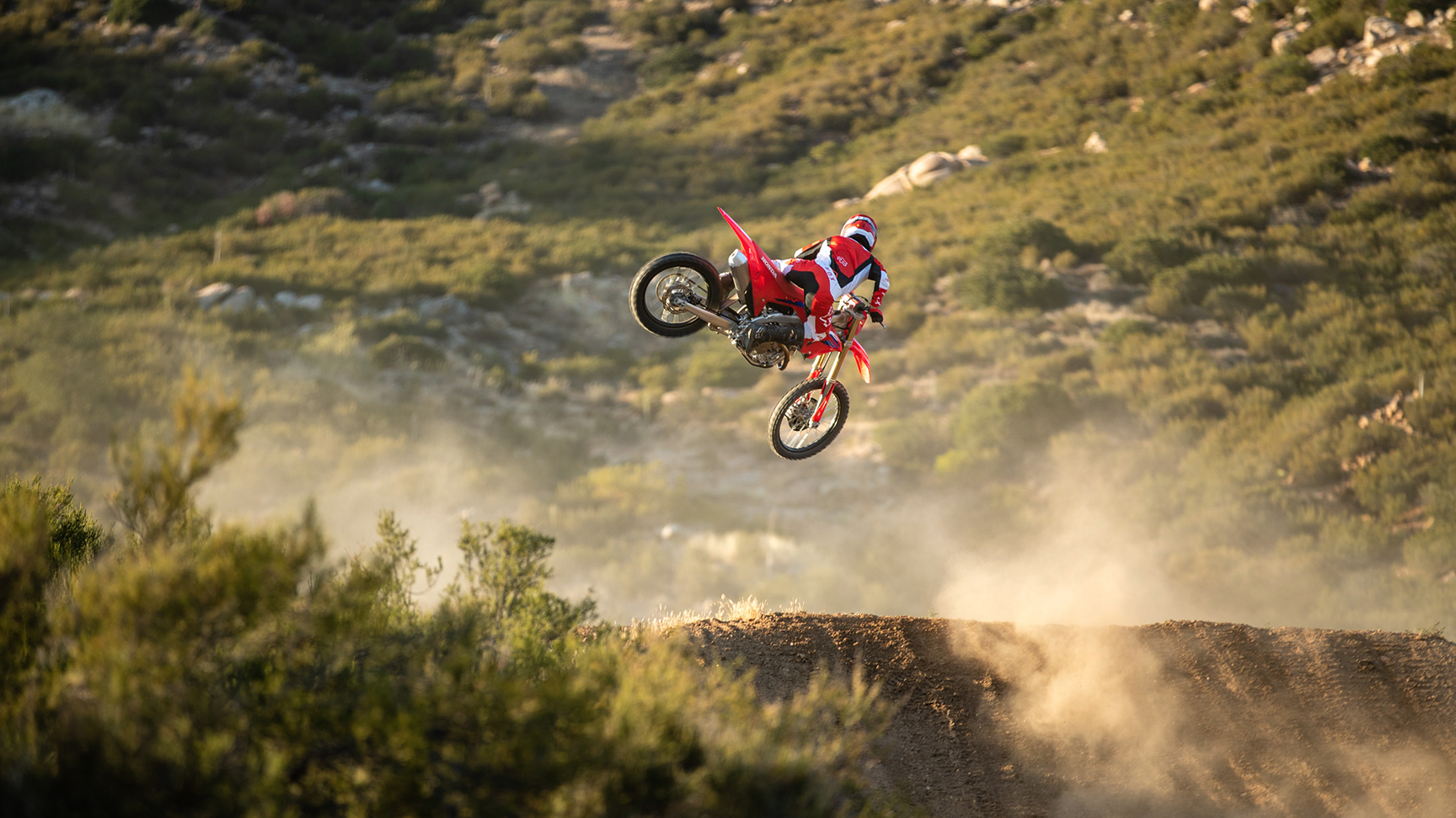 Honda CRF250R off-road terepen