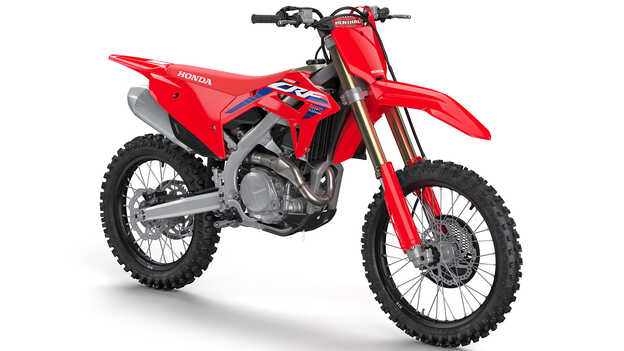 A Honda CRF450R átalakított felfüggesztése. 