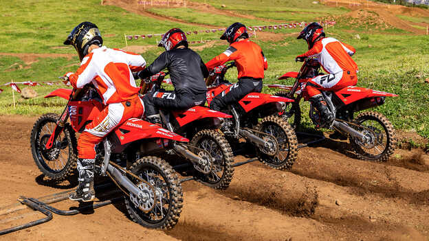 A CRF450R modell 3 szintes HRC-rajtvezérlése