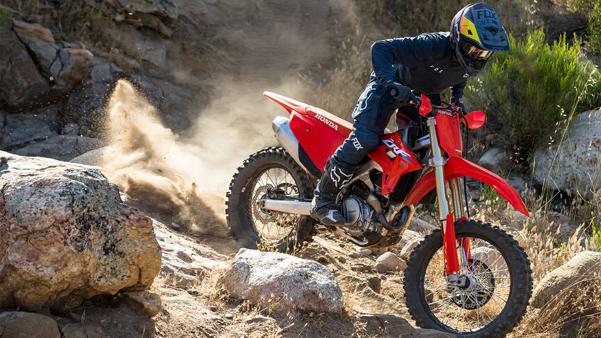 Honda CRF450RX terepen.