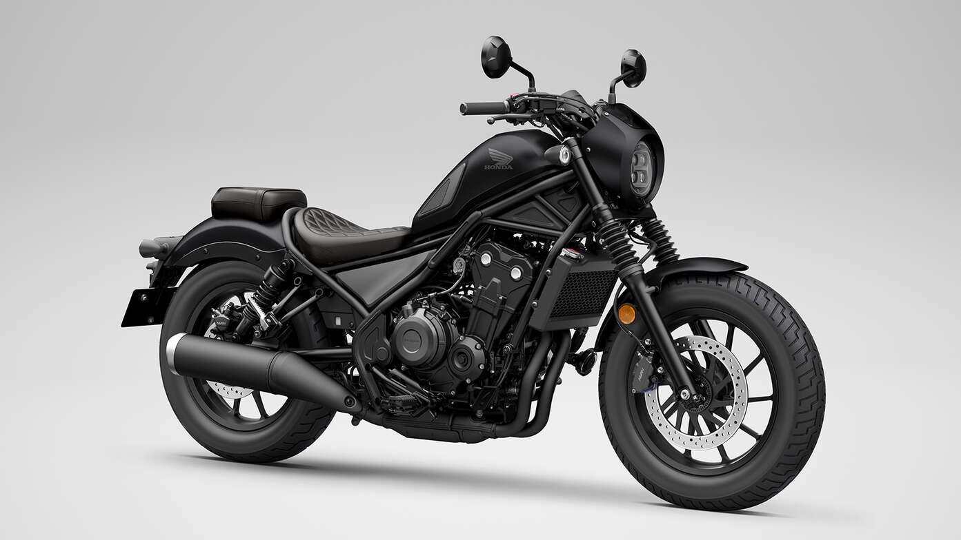 A Honda CMX500 Rebel a Style csomaggal.