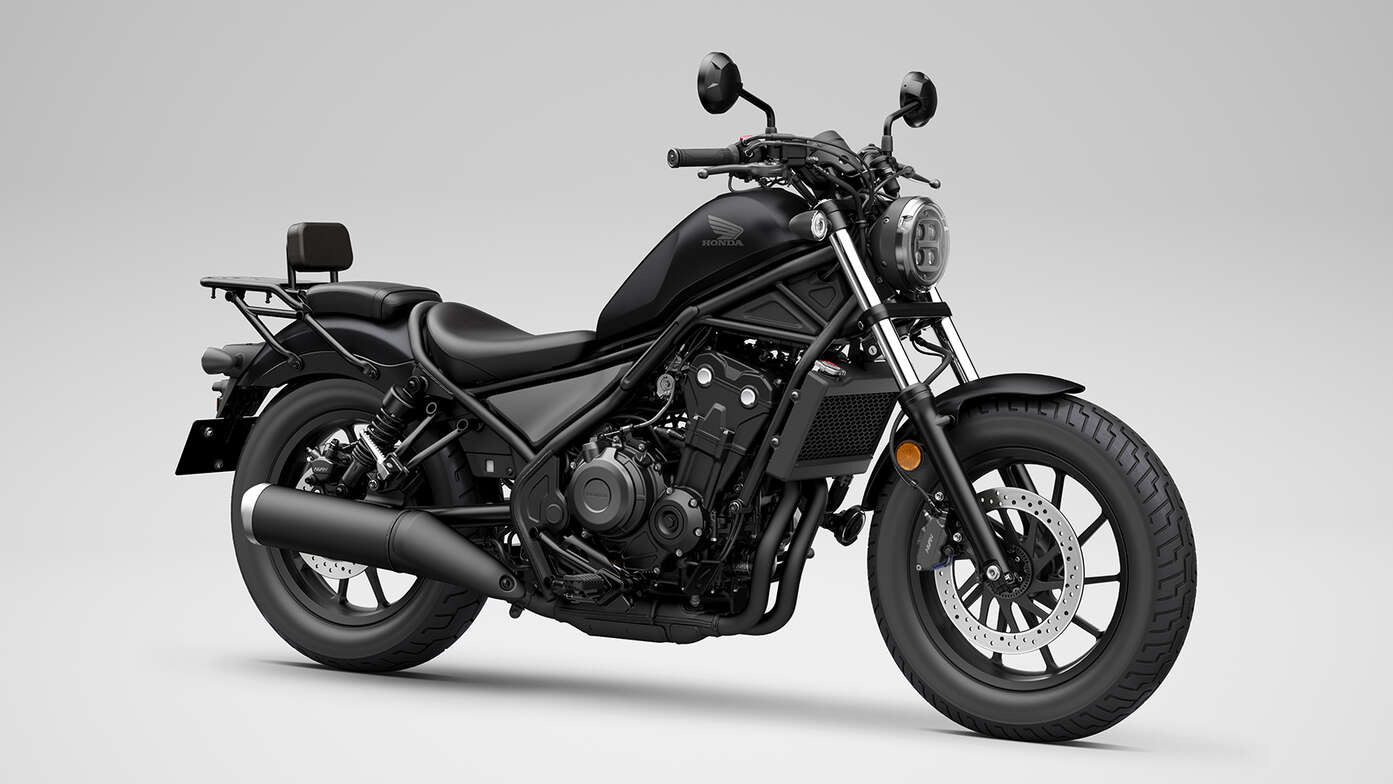 A Honda CMX500 Rebel a Comfort csomaggal.