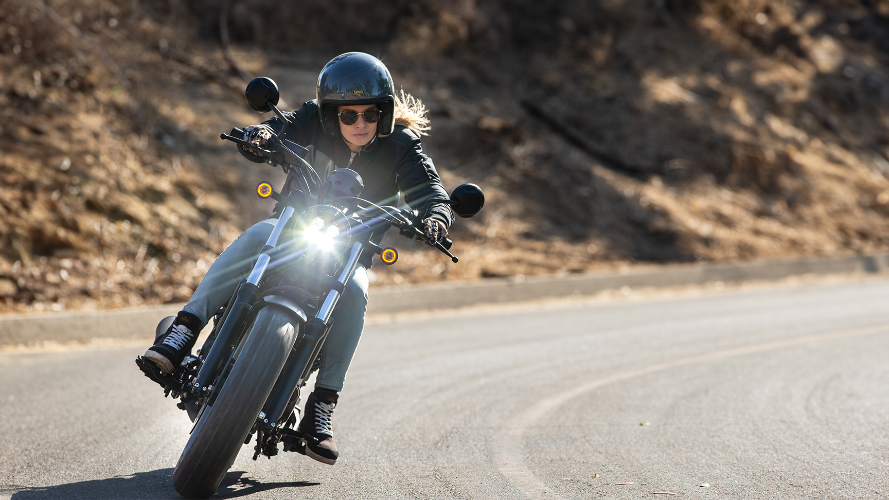 CMX500 Rebel – felvétel a motorosról.