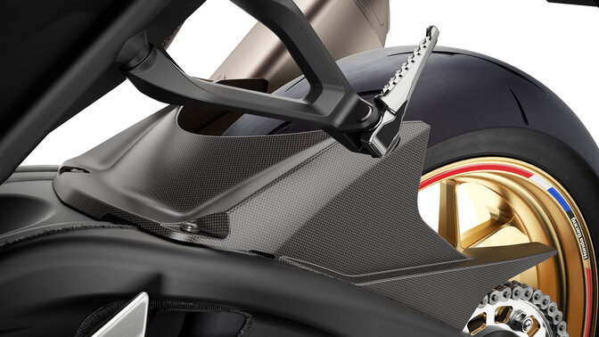 Honda CBR1000RR-R Fireblade SP karbon hátsó sárvédővel