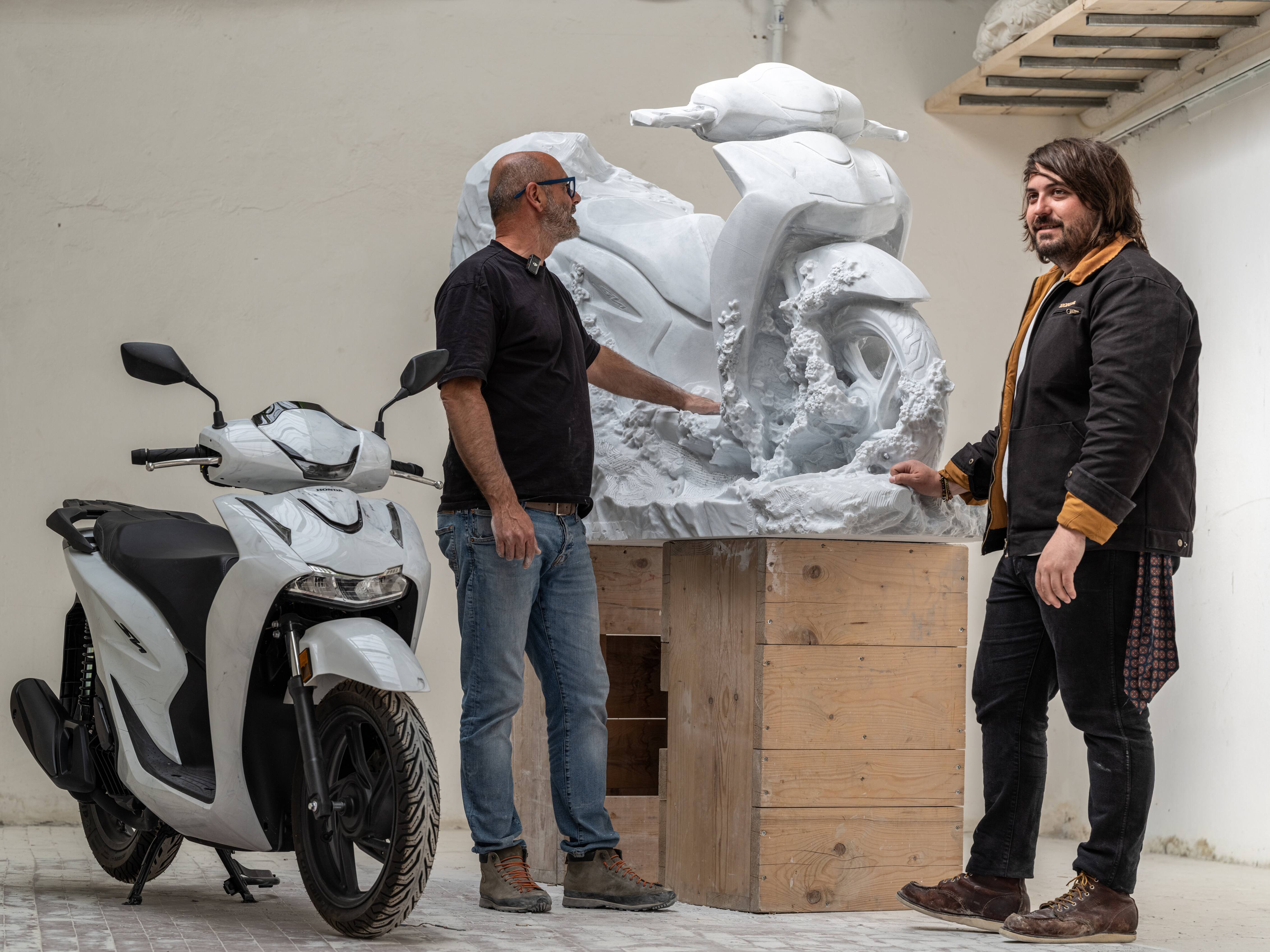 Honda celebrates 25 years of the SH125i with the SH Marmo and ‘Hanami’:  Two special projects exploring sustainability and design